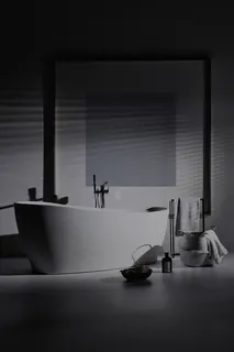 Ideal Standard freistehend Kf-Badewanne Around m.Ablauf, 1800x850x625mm, Weiß – Bild 3