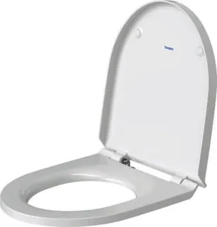 WC-Sitz Duravit No.1 o. Absenkautom. Scharniere edelstahl, weiß – Bild 2