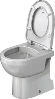 WC-Sitz Duravit No.1 o. Absenkautom. Scharniere edelstahl, weiß – Bild 4