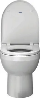 WC-Sitz Duravit No.1 o. Absenkautom. Scharniere edelstahl, weiß – Bild 5