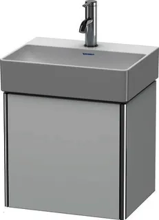 DU WTU XSquare 397x434x340mm, 1 Tür, TA li., Weiß Seidenmatt