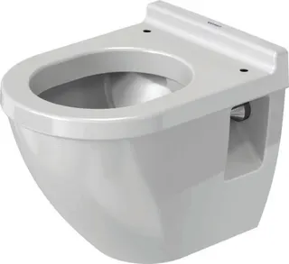 Duravit Wand-WC Starck 3 Compact 485 mm Tiefspüler, weiß, HYG – Bild 2