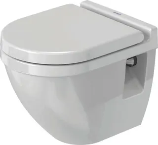 Duravit Wand-WC Starck 3 Compact 485 mm Tiefspüler, weiß, HYG – Bild 3