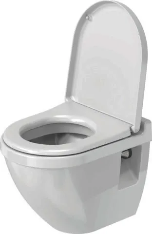 Duravit Wand-WC Starck 3 Compact 485 mm Tiefspüler, weiß