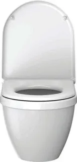Duravit Wand-WC Starck 3 Compact 485 mm Tiefspüler, weiß – Bild 3