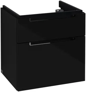 Villeroy & Boch WTUS Subway 2.0 10 587x590x454mm 2 Ausz. Waschtisch m.tig Glossy Grey – Bild 3