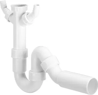 Viega Röhrengeruchverschluss 7985.32 in G1 1/2 x 50mm Kunststoff weiss – Bild 2