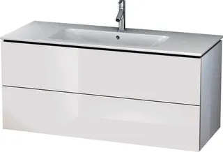 Duravit WTU wandh. L-Cube 481x1220x550mm 2 SchKa, f.233612, weiß hgl (dekor) – Bild 5