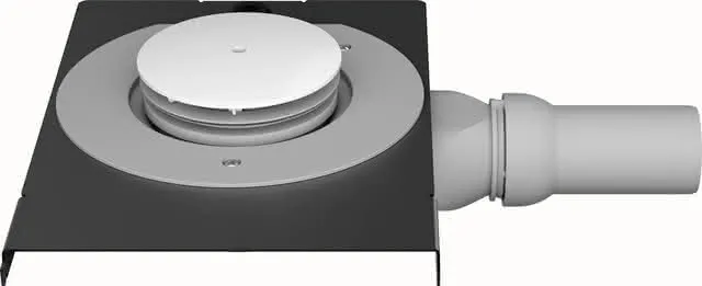 Duravit Ablauf für Tempano Duschwannen Ablaufd.90mm,Abgang waagrecht, weiß
