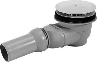 DU Duschwannenablauf, Abgang waagrecht Ablaufdurchmesser 90mm, weiß
