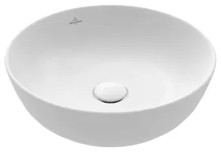 Villeroy & Boch Aufsatzwaschbecken Artis 430x430mm Rund o. Überlauf Stone White CeramicPlus – Bild 2