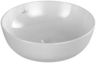 Villeroy & Boch Aufsatzwaschbecken Artis 430x430mm Rund o. Überlauf Stone White CeramicPlus – Bild 3