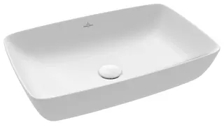 Villeroy & Boch Aufsatzwaschbecken Artis 580x385mm Rechteck o. ÜL. Stone White CeramicPlus – Bild 2