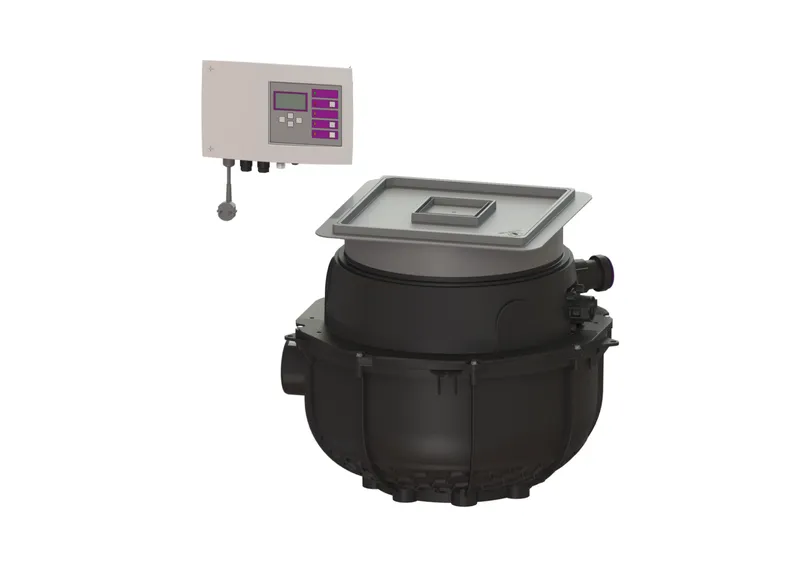 KESSEL-Hebeanlage Aqualift S Compact Duo, GTF 1200, Bodenplatte, befliesbar
