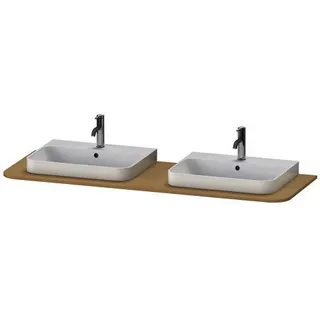 Duravit Konsole HappyD.2Plus, 2 Ausschnitte 16x1600x550mm, mediterrane eiche – Bild 2