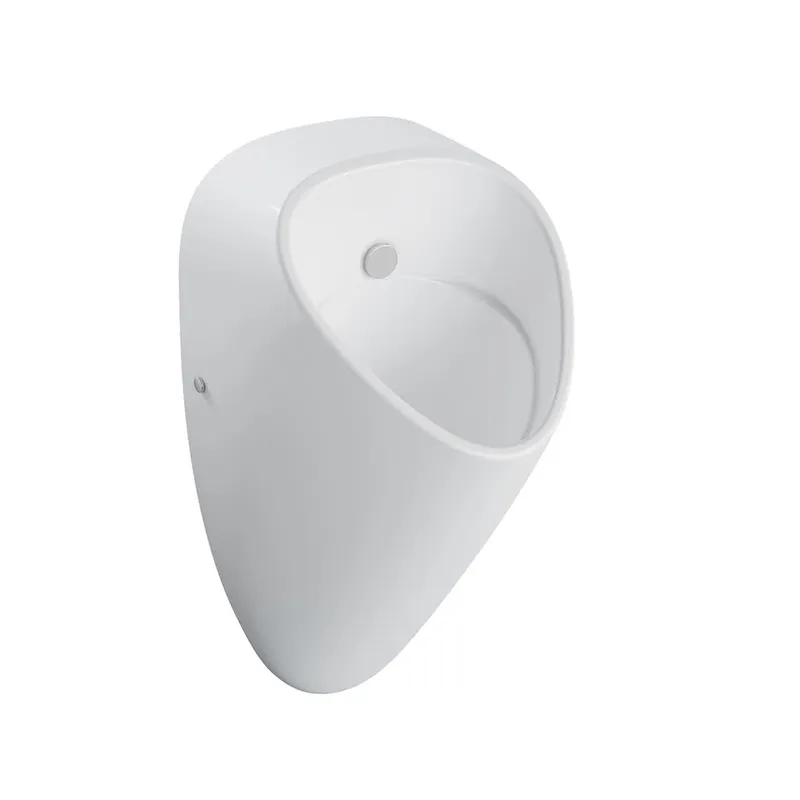 VitrA Urinal Plural Batteriebetrieb 330 x 345 x 605mm Zulauf hinten Weiß HGL