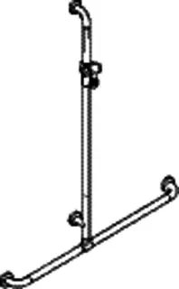HEWI Dusch-Wannenhdl. m.Br.H.St., AM1:1250, W1:962 reinweiß – Bild 3