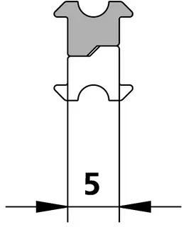 Kermi 9084 1x Magnetleiste Länge: 2000 mm – Bild 2