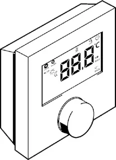 Viega Raumthermostat 1244 für Fonterra-Flächentemperiersysteme – Bild 3
