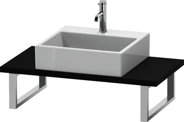 Duravit Konsole variabel L-Cube Compact 1 Ausschn.,30xvarx480,Graphit Supermatt