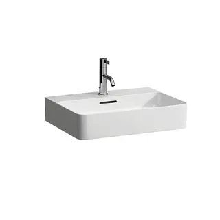 Laufen Waschtisch VAL 420x550x155 1 Hahnloch mit Überlauf weiß matt