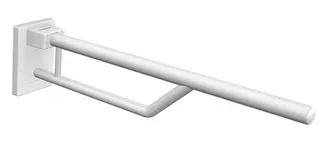 HEWI SK-Griff Duo, L:700mm, Kst., unifarben reinweiß – Bild 2