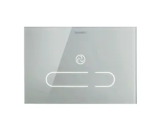 Duravit DuraSys A2 Betät.-Pl.elektr.,f. WC Infrar.,Netzans.,Dual F.,Aufges.,Glas W. – Bild 2