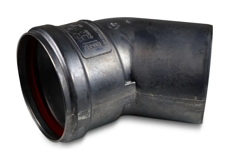 RK Abgas- oder Frischluftbogen 45 Grad, d:100mm 229009