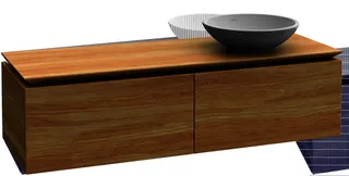 Villeroy & Boch WaschbeckenUS Legato 1200x380x500mm 2 Ausz. Waschbecken rechts Nordic Oak