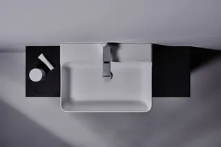 Ideal Standard Waschtisch Conca 1 Hahnloch mit Überlauf 600x450x165mm geschliffen Weiß – Bild 5