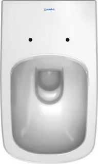 Duravit Wand-WC DuraStyle 620 mm Tiefspüler, rimless, Durafix, weiß – Bild 5