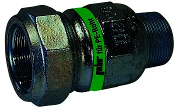 gebooriginal Temperguss-KLV Serie 153 Typ A 1/2" x 20 mm für PE-Rohr