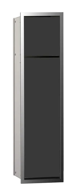 Emco WC-Modul asis 150 27940 Unterputz 654 mm chr/schwarz