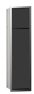 Emco WC-Modul asis 150 27940 Unterputz 654 mm chr/schwarz