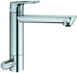 GROHE EH-Spültischbatterie BauLoop 31713 mittelhoher Absperrventil chrom – Bild 2