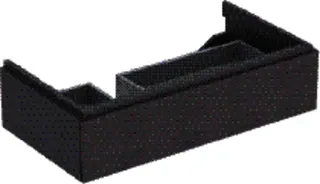 GE Xeno2 Unterschrank f. WT m. Ablg. re m .1 Schubl., 88x22x46,2cm, sculturagrau