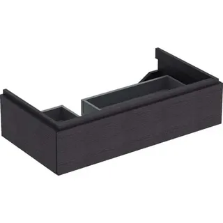 Geberit Xeno2 Unterschrank f. Waschtisch m. Ablg. rechts m .1 Schubl., 88x22x46,2cm, sculturagrau – Bild 2