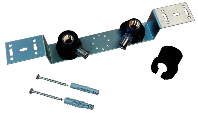 comfort-press-Halteplatte A20 für Bade-/ Duschw. AP 153/76,5mm Anschluss PPSU vz