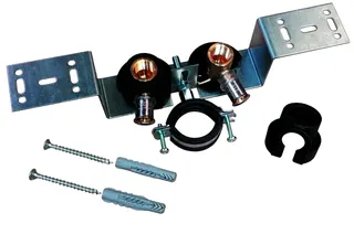 comfort-press-Halteplatte A20 Waschtisch 153mm Anschluss Metall verzinkt