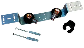 comfort-press-Halteplatte A20 für Bade-/ Duschw AP 153/76,5mm Anschluss Metall vz
