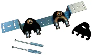 comfort-press-Halteplatte A20 für Bade-/ Duschw AP 153/76,5 Doppelwandsch. Metall