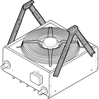 Kampmann Universal-2-Punkt-Konsole 1 kompletter Satz, Typ 30041