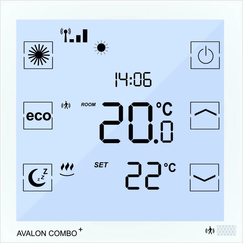 blossom-ic Avalon Combo+ Funk- Raumthermostat mit hydr. Abgleich