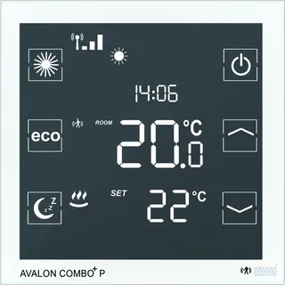 blossom-ic Avalon Combo+ P Raumthermostat 230 V, weiß