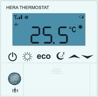 blossom-ic Hera Funk-Raumthermostat Batterieversion, AA 1,5V