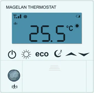 blossom-ic Funk-Raumthermostat Magelan zur Kesselsteuerung