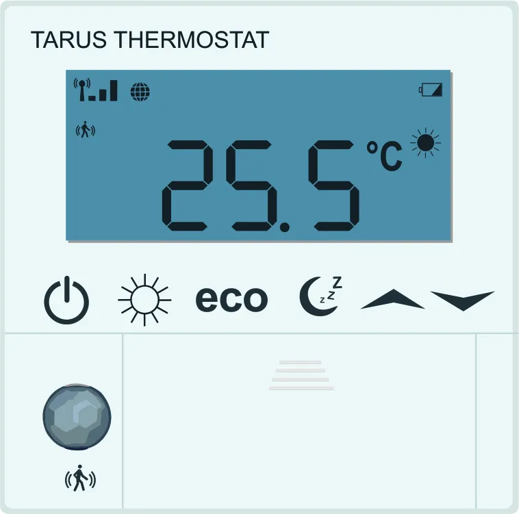 blossom-ic Tarus Funk-Raumthermostat Batterieversion AA 1,5V