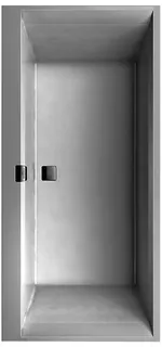 VB BW Squaro Edge 12 1900x900x496mm re-eckig m. Sys AP TP2 Zul. Weiß Alpin