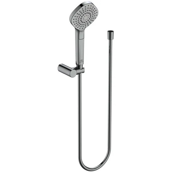 Ideal Standard Handbrause-Set Idealrain Evo, 3-Funktionshb. Diamond d:115mm, Chrom