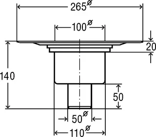 Viega Badablauf Advantix 4926.5 in 50mm Kunststoff grau – Bild 4